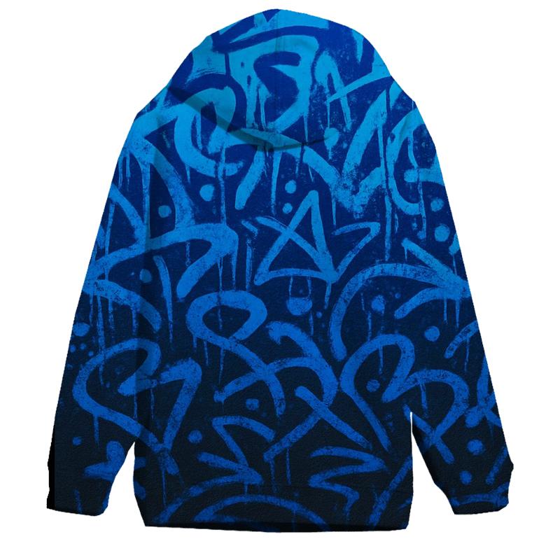Urban Graffiti Splash Oversized Hoodie