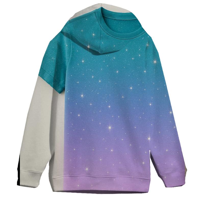 Iridescent Twilight Oversized Hoodie