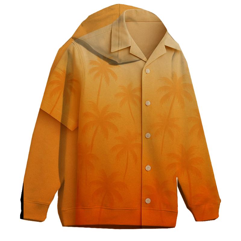 Tropical Sunset Oversized Hoodie