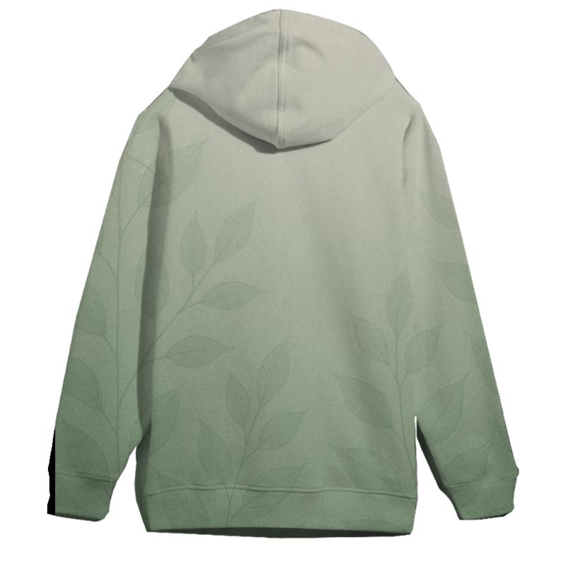 Misty Forest Path Oversized Hoodie