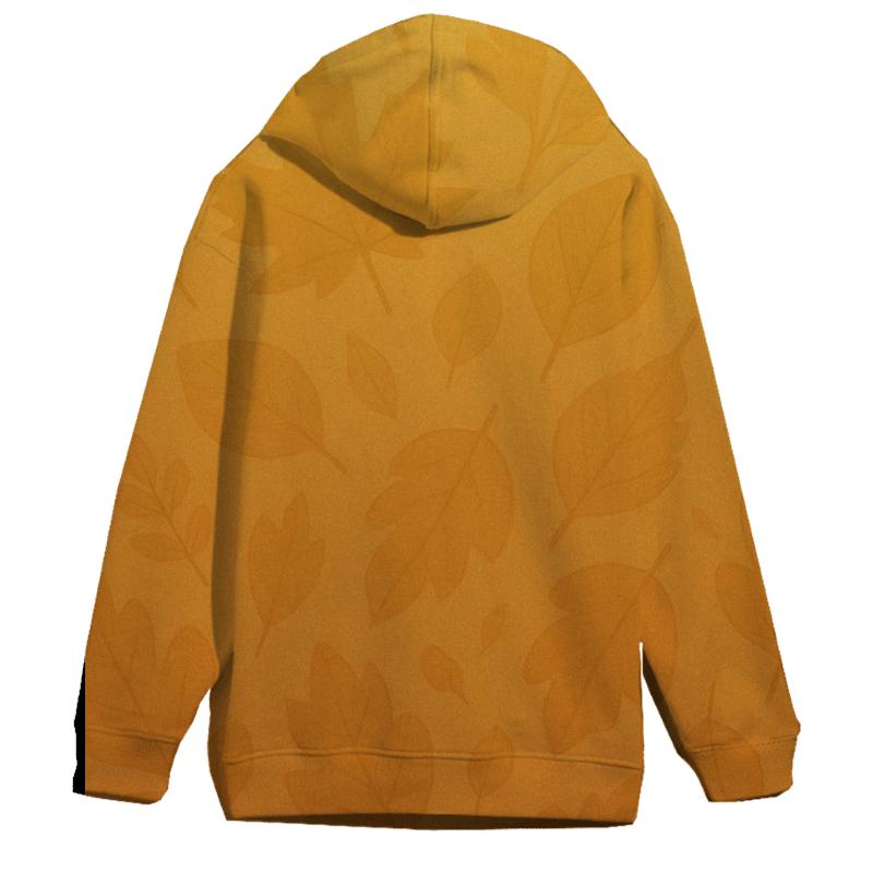 Autumn Blaze Gradient Oversized Hoodie
