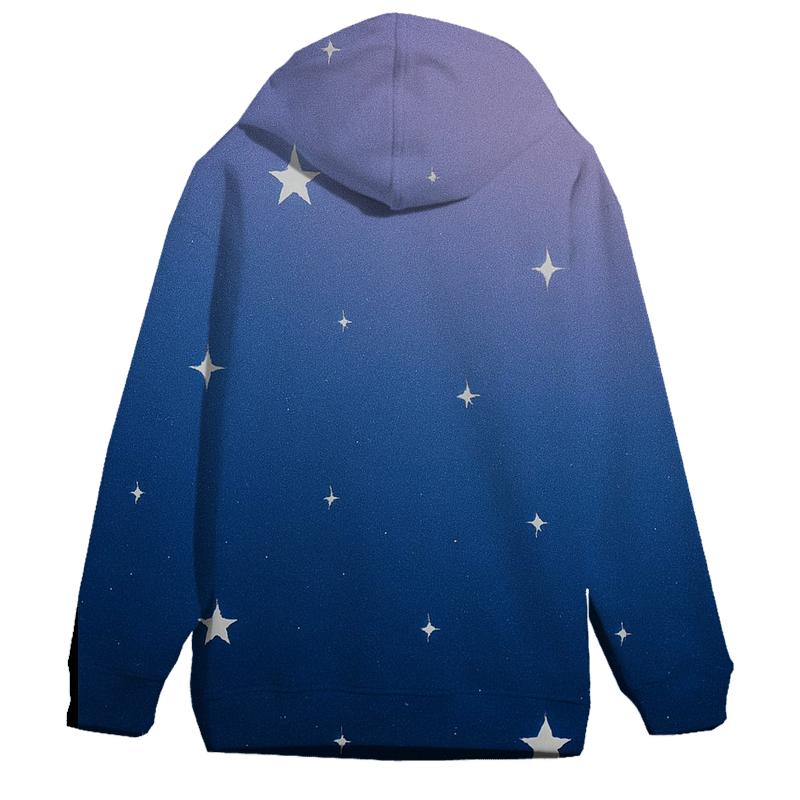 Celestial Dream Gradient Oversized Hoodie