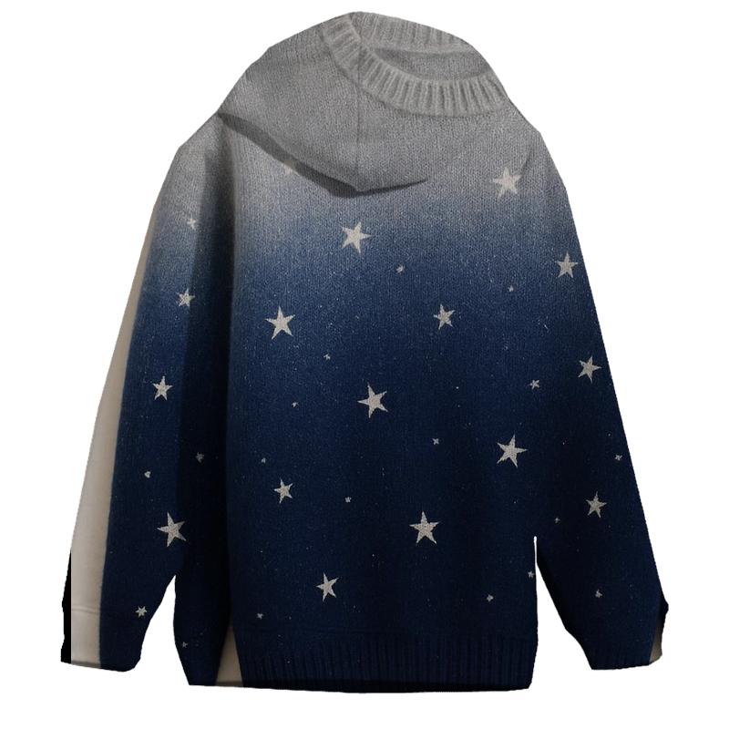Starlit Sky Ombre Oversized Hoodie