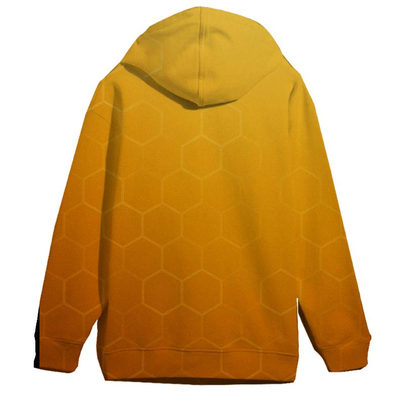 Honeycomb Hues Oversized Hoodie