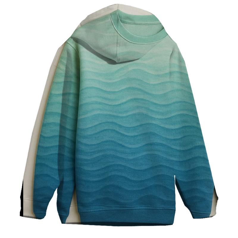 Cerulean Dreams Oversized Hoodie