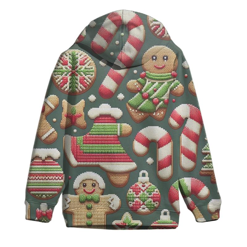 Christmas Cookie Confection Design Oversized Hoodie
