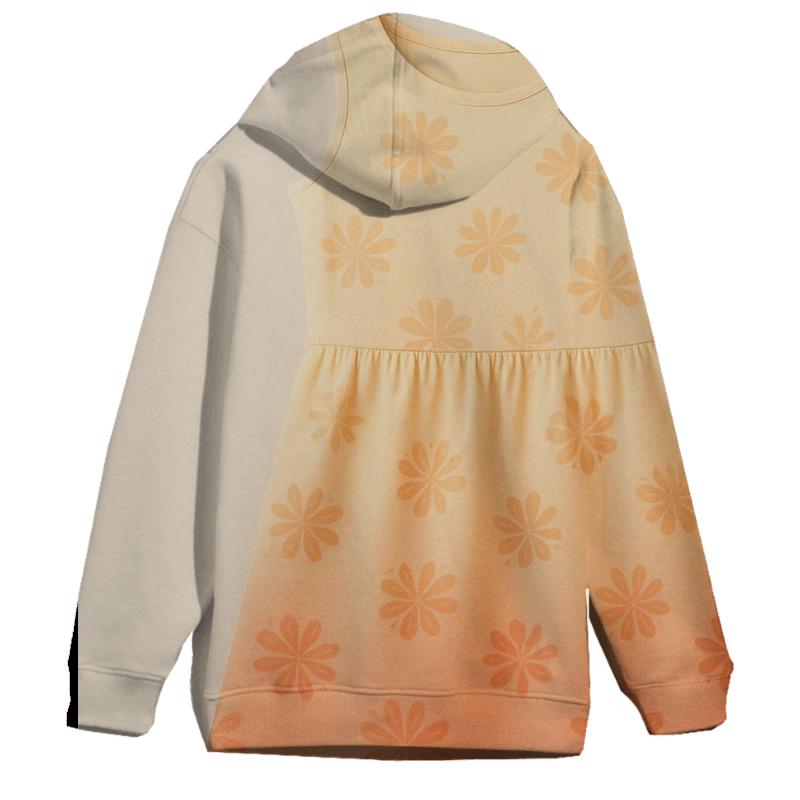 Peachy Paradise Oversized Hoodie