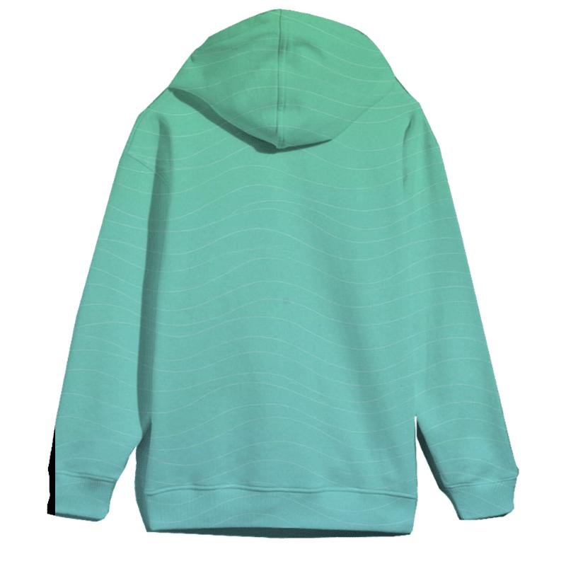 Ocean Breeze Escape Oversized Hoodie