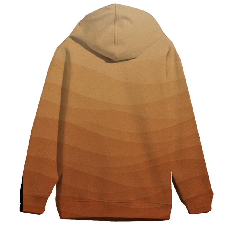 Dusk Desert Gradient Oversized Hoodie