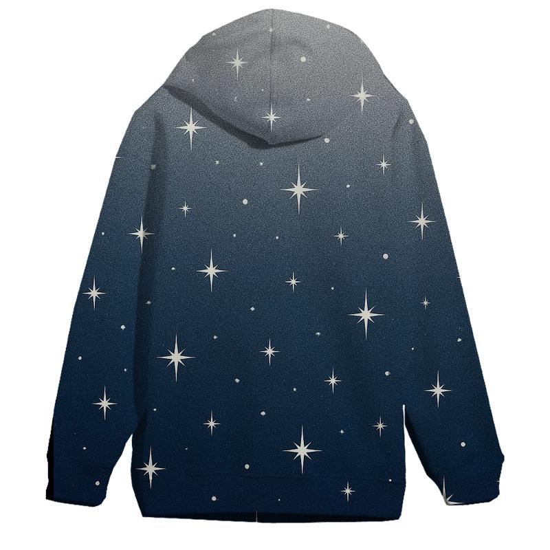 Celestial Starry Night Oversized Hoodie