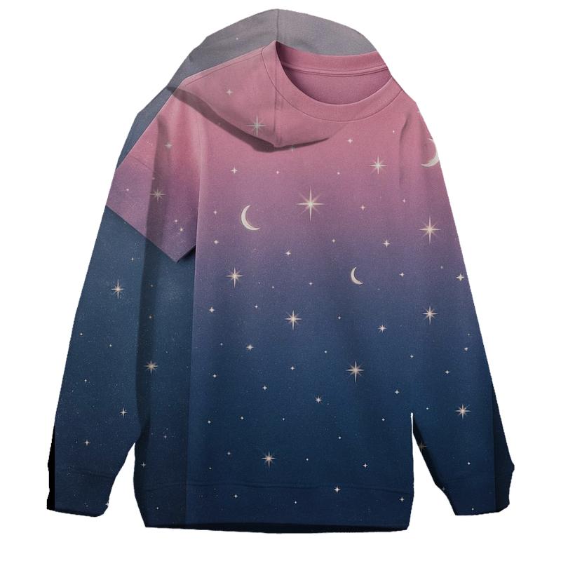 Celestial Horizon Oversized Hoodie