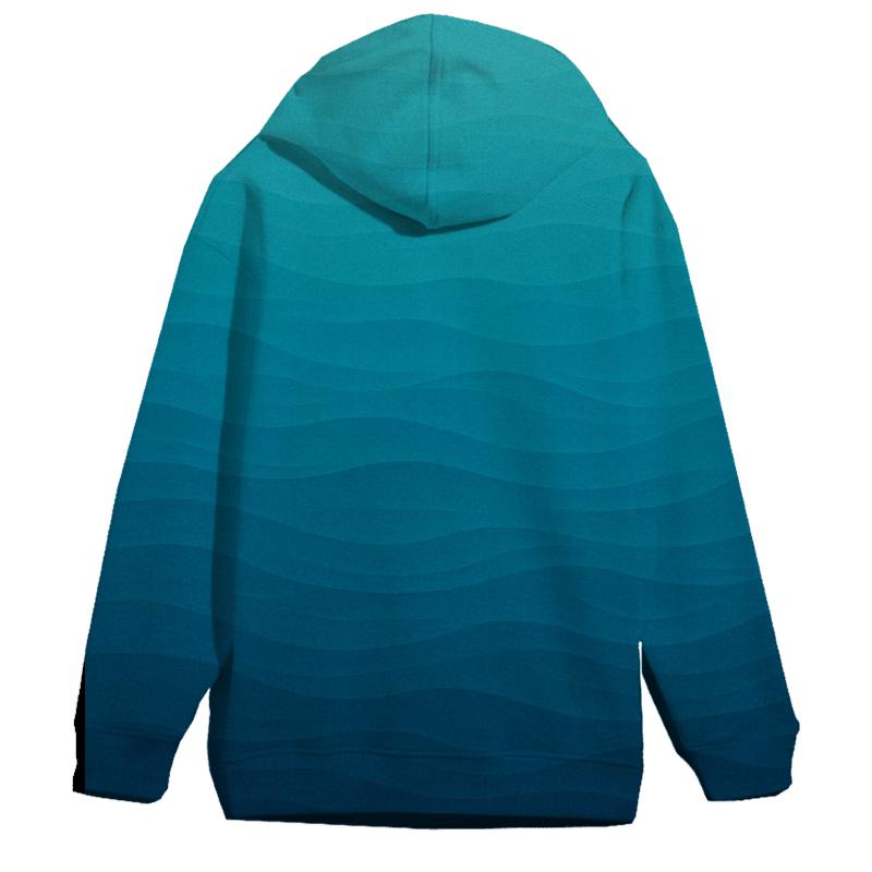 Deep Ocean Depths Oversized Hoodie
