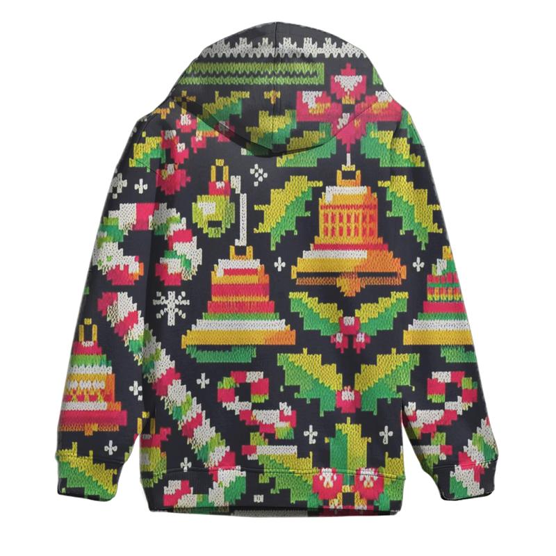 Jingle Bells Festive Design Oversized Hoodie