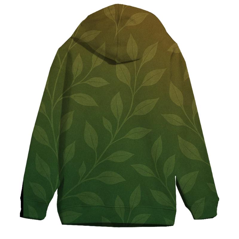 Forest Canopy Gradient Oversized Hoodie