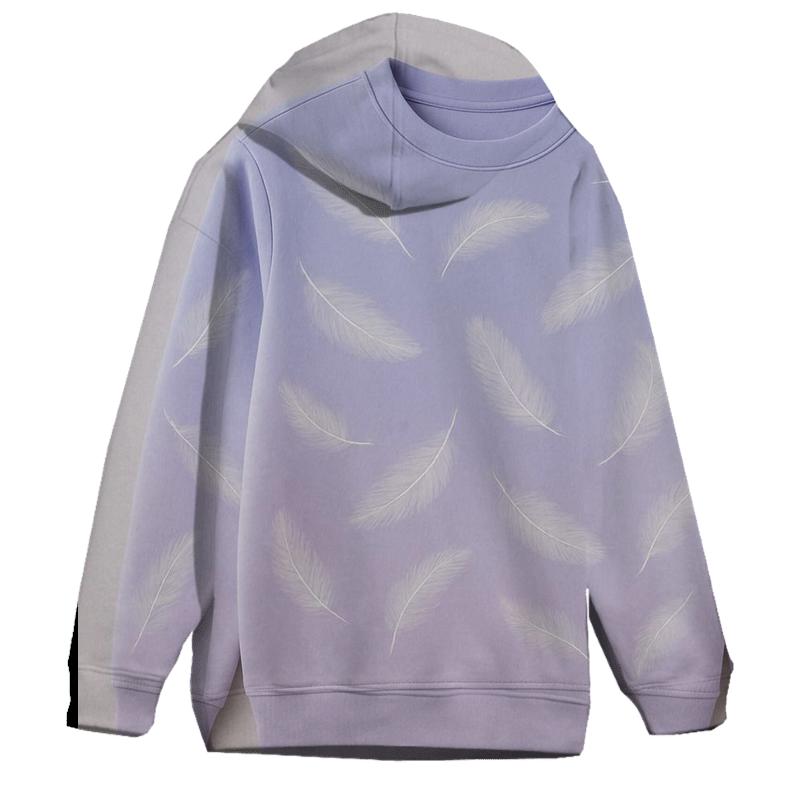 Lavender Mist Aura Oversized Hoodie