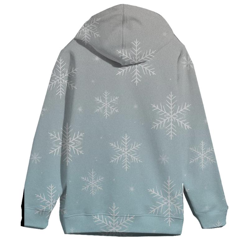 Frozen Aurora Oversized Hoodie