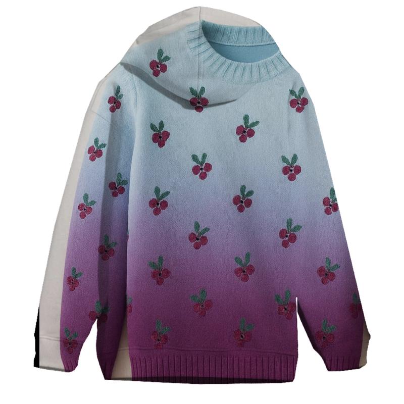 Frosted Berry Bliss Oversized Hoodie