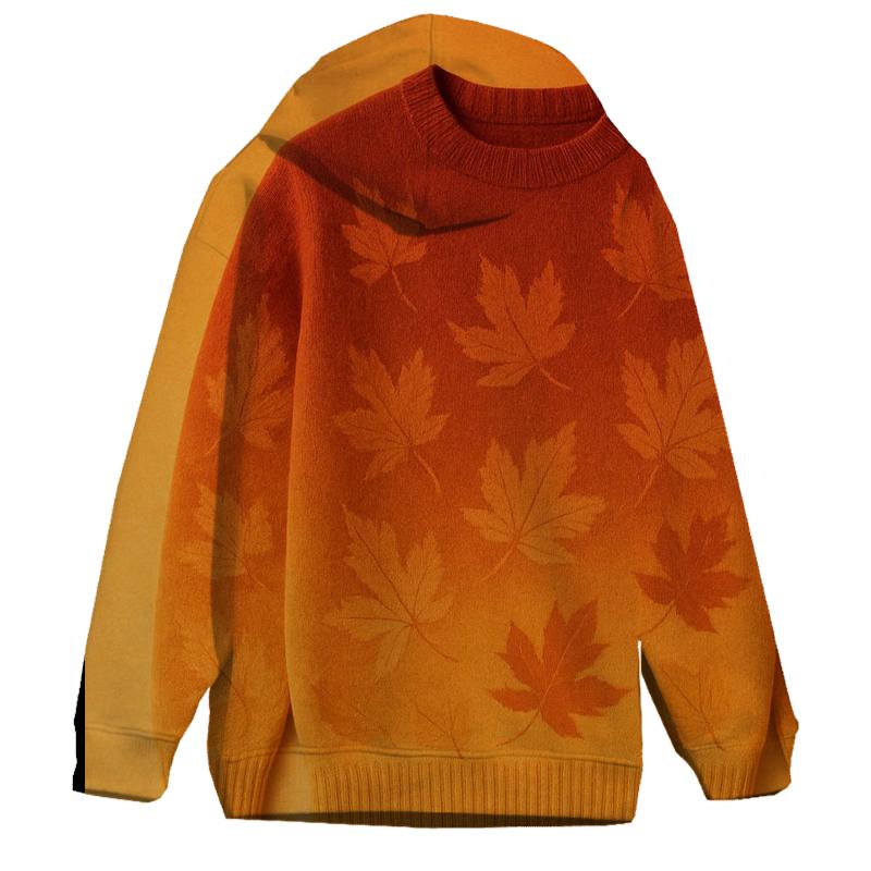 Autumn Leaves Blend Oversized Hoodie