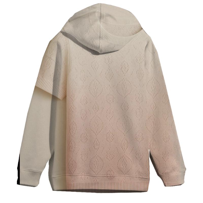 Blush Petal Oversized Hoodie