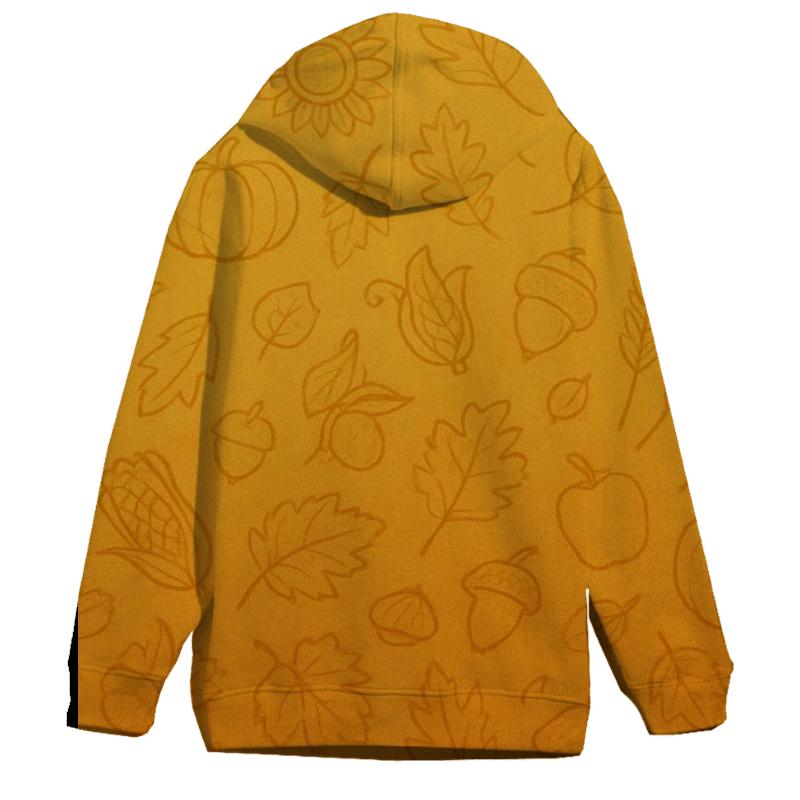 Rustic Autumn Harvest Oversized Hoodie