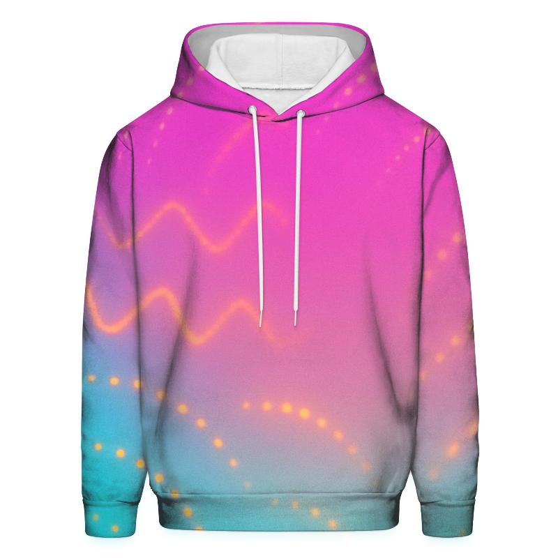 Radiant Festival Lights Oversized Hoodie