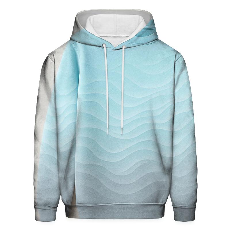 Glacier Dream Fade Oversized Hoodie