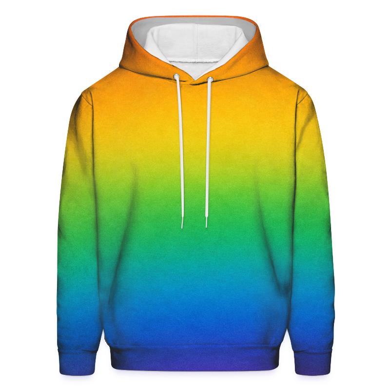 Radiant Rainbow Fade Oversized Hoodie