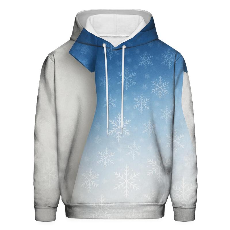 Frozen Winter Landscape Oversized Hoodie