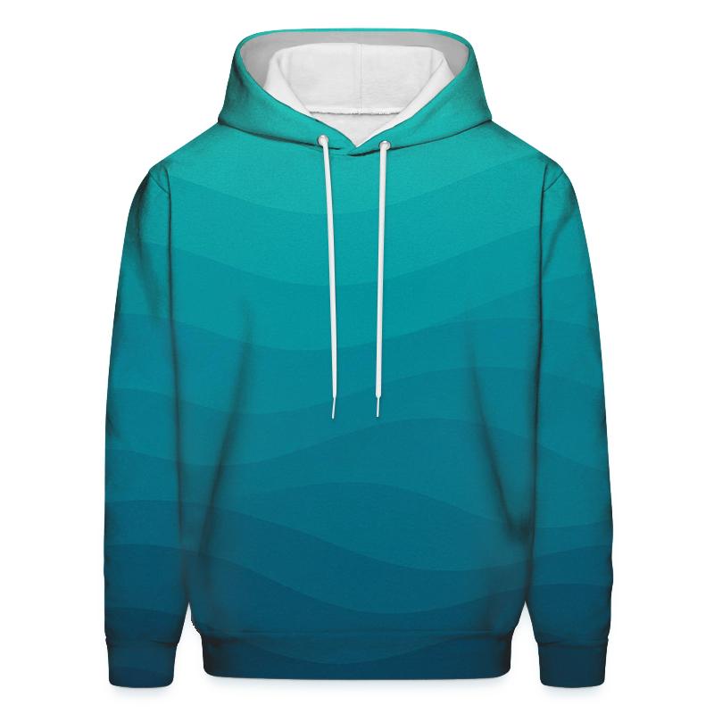 Ocean Tides Gradient Oversized Hoodie