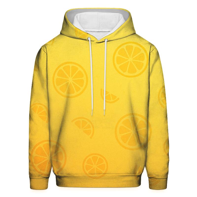 Bold Citrus Gradient Oversized Hoodie