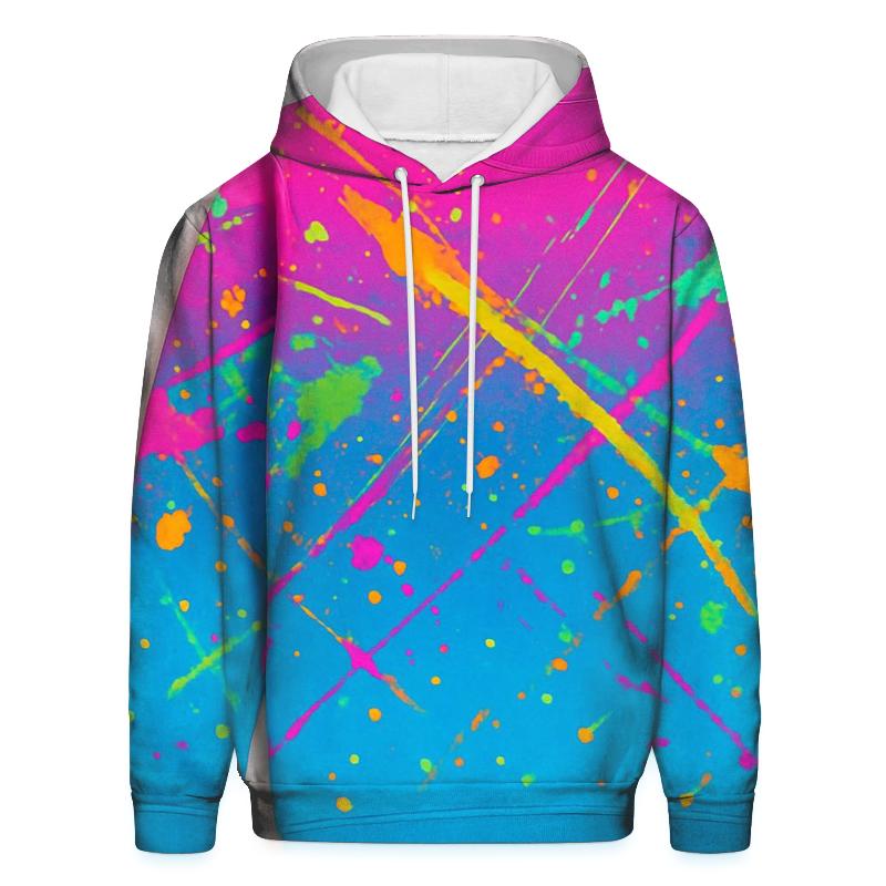 Urban Graffiti Burst Oversized Hoodie