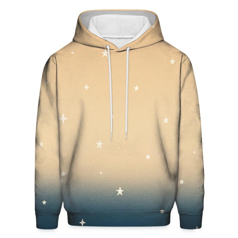 Starry Desert Night Oversized Hoodie