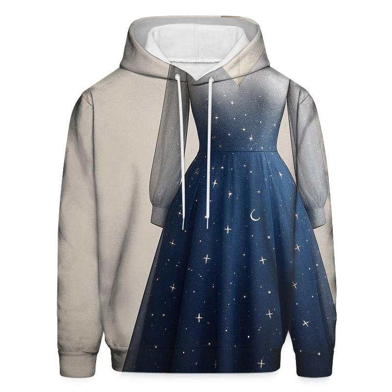 Starry Night Whisper Oversized Hoodie