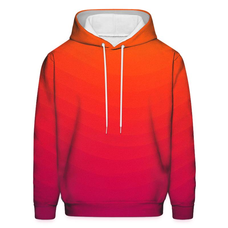 Vivid Sunset Dream Gradient Oversized Hoodie