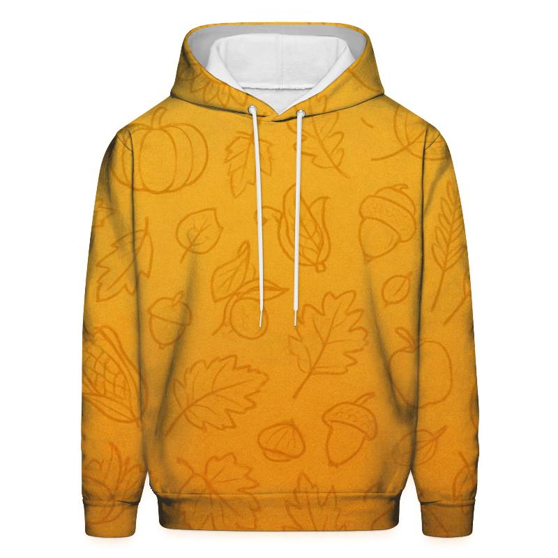 Rustic Autumn Harvest Oversized Hoodie