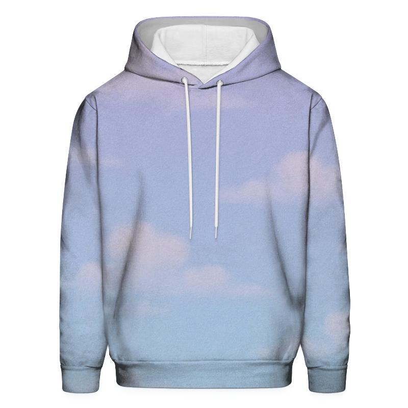 Pastel Dreamscape Gradient Oversized Hoodie