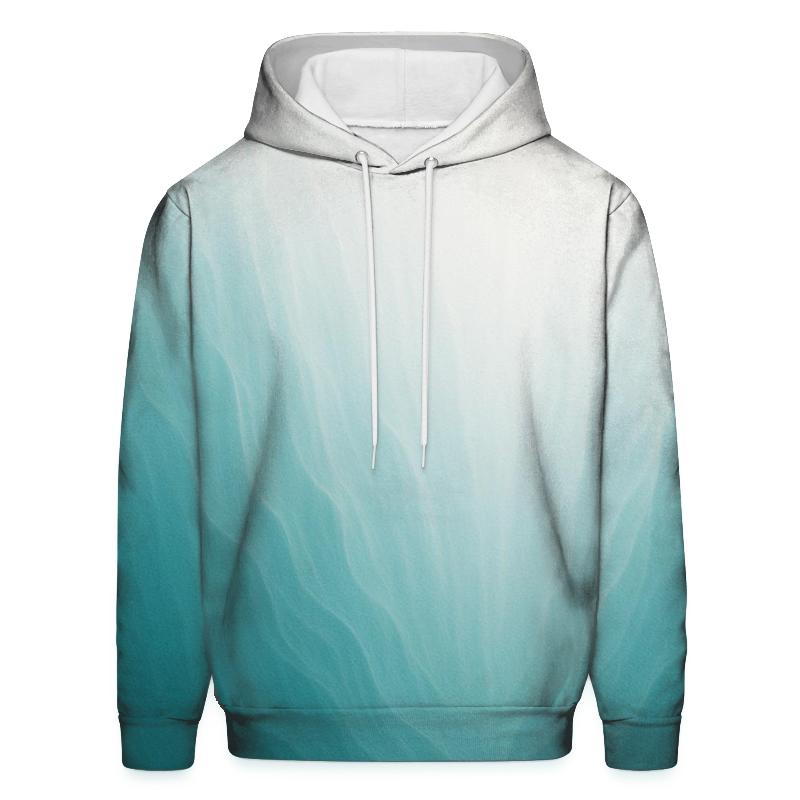 Cascading Waterfall Gradient Oversized Hoodie