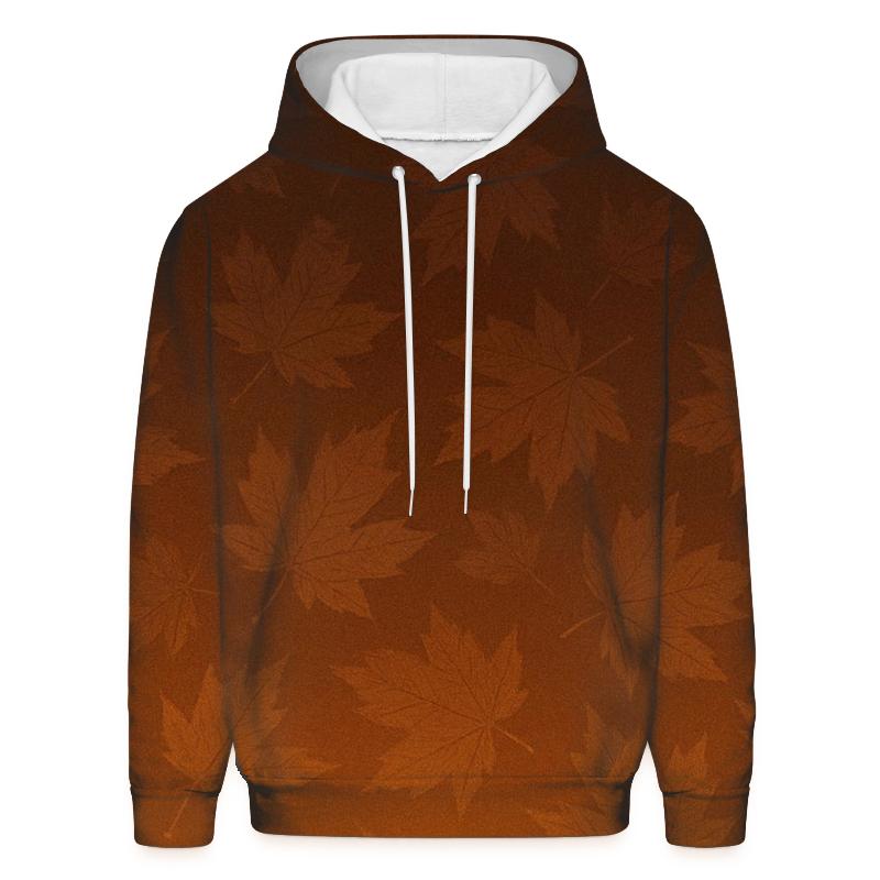 Amber Fall Leaves Oversized Hoodie