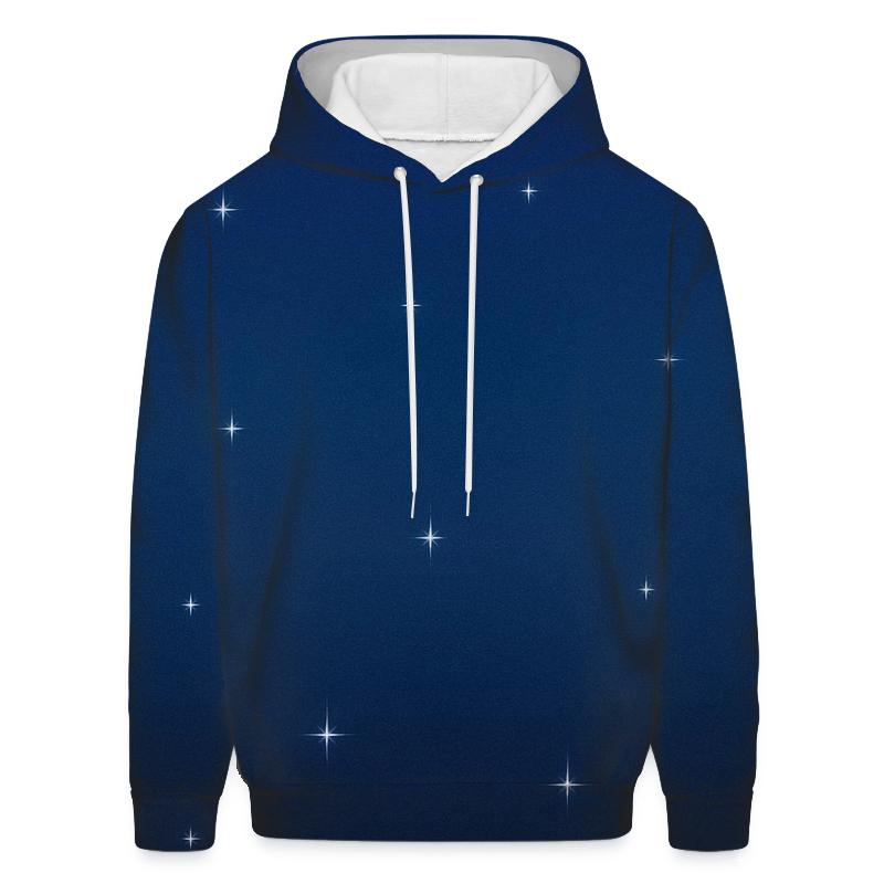 Velvet Night Sky Oversized Hoodie