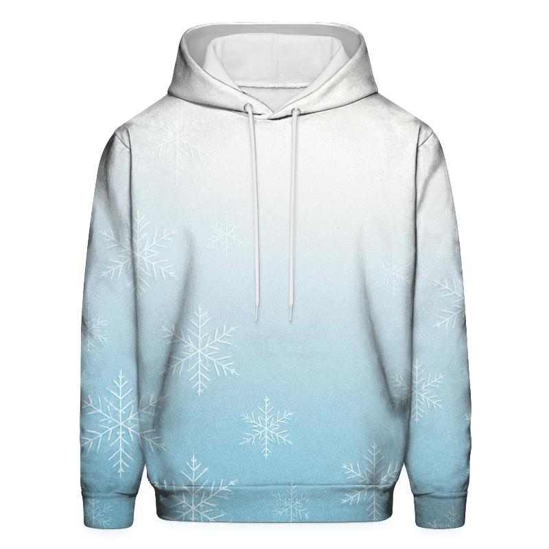 Icy Mountain Peak Oversized Hoodie