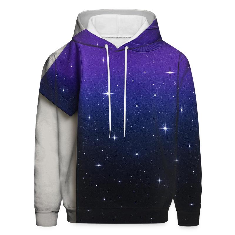 Galactic Journey Gradient Oversized Hoodie