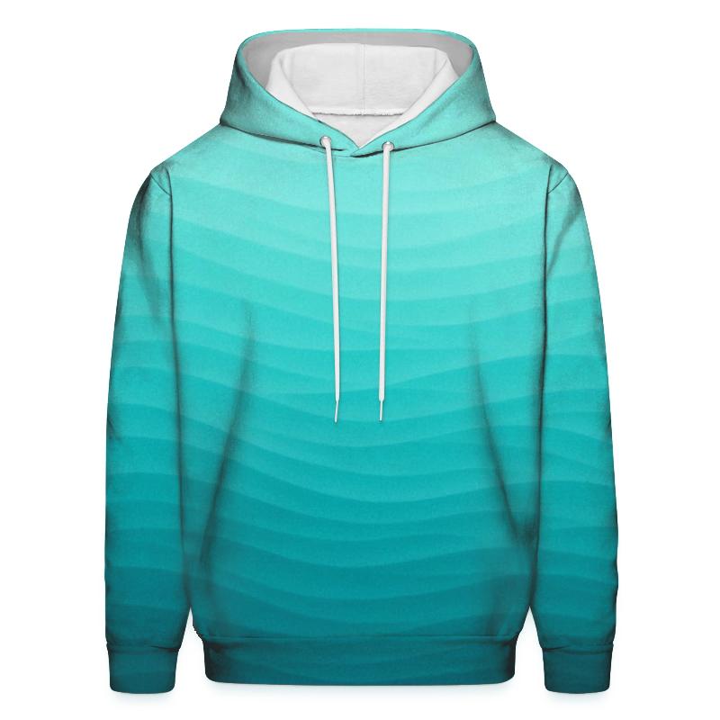 Ocean Wave Blend Oversized Hoodie