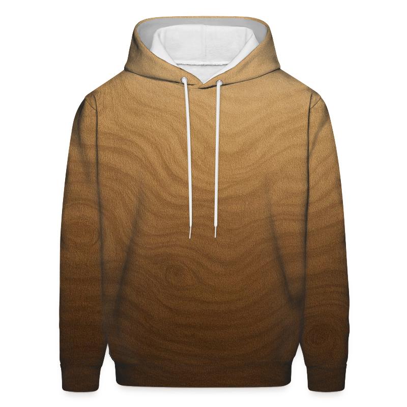 Rustic Wood Grain Oversized Hoodie