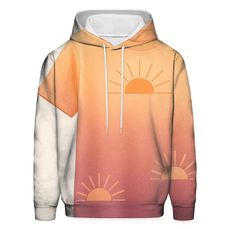 Velvet Sunrise Oversized Hoodie