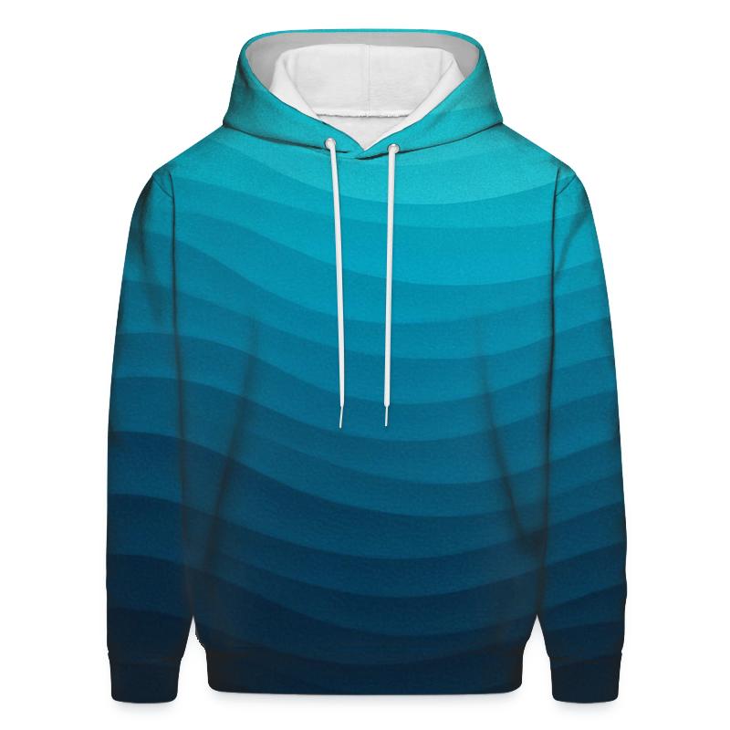Mystic Ocean Wave Oversized Hoodie