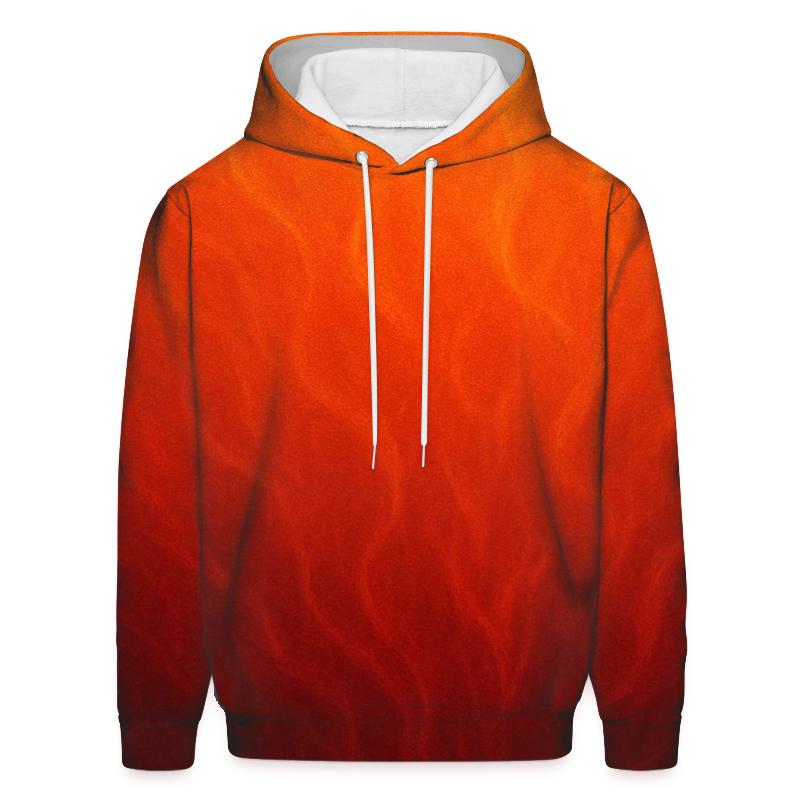 Blazing Fire Gradient Oversized Hoodie