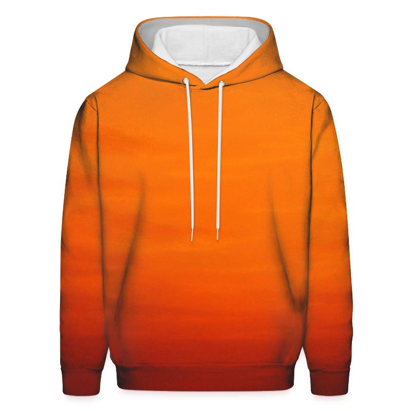 Crimson Sunset Oversized Hoodie