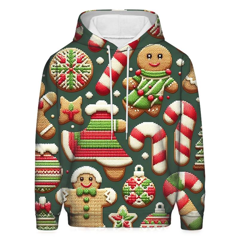 Christmas Cookie Confection Design Oversized Hoodie