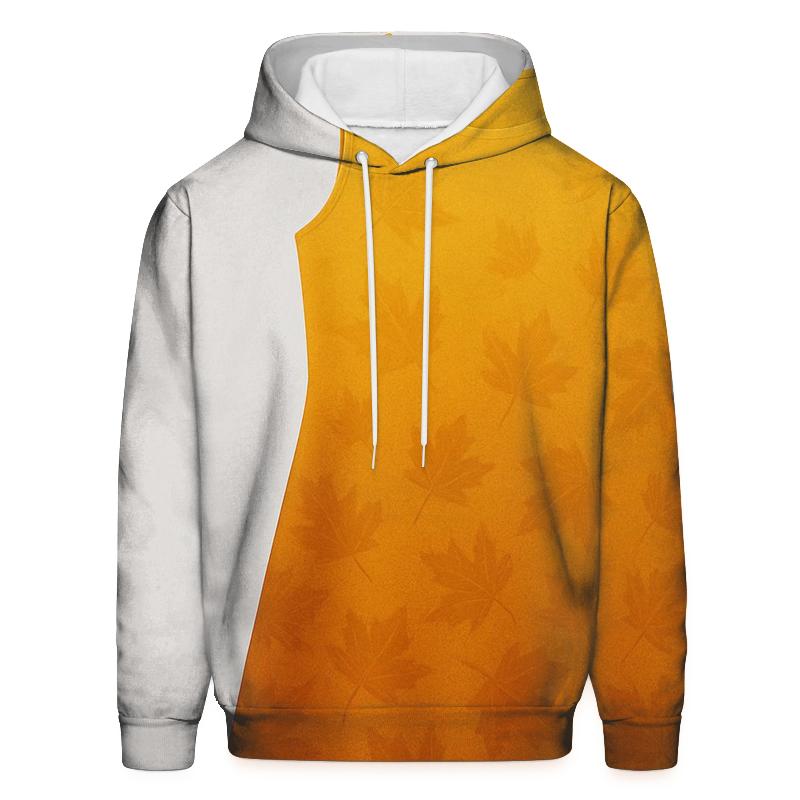 Rustic Autumn Leaves Oversized Hoodie