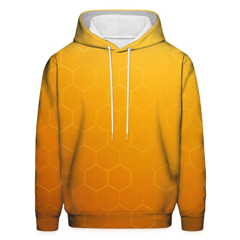 Honeycomb Hues Oversized Hoodie